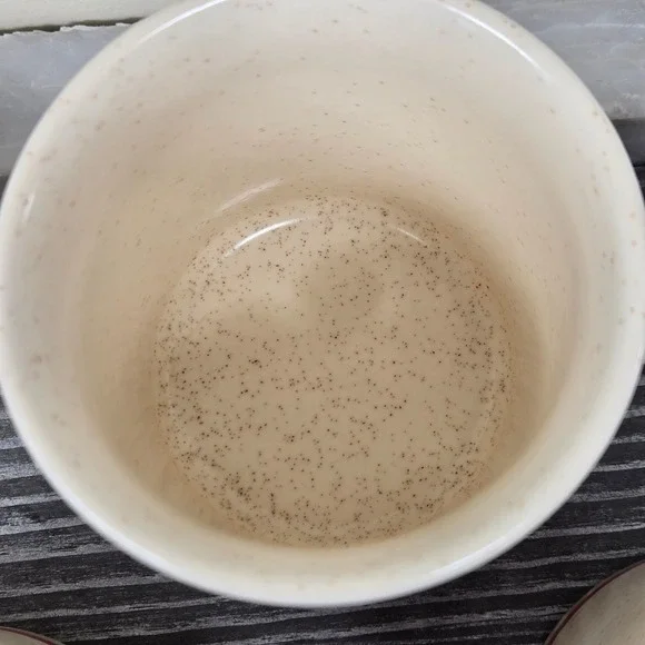 VTG Pfaltzgraff Saratoga Aztec Southwestern Speckled Stoneware Mugs, Set 4, RARE - Picture 11 of 16